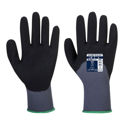 GUANTE DERMIFLEX ULTRA GRIS/NEGRO A352 PORTWEST