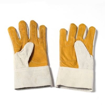 GUANTES DE CUERO CROMO CON REFUERZO
