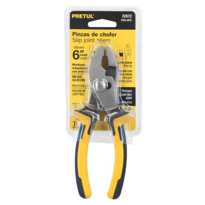 PINZA DE CHOFER 6" MANGO COMFORT GRIP PRETUL