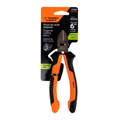 PINZA CORTE DIAGONAL 6″ MANGO COMFORT GRIP, TRUPER