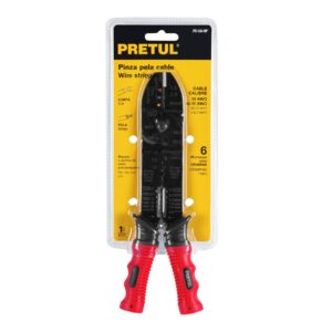 PINZA PELACABLE 9" PRETUL
