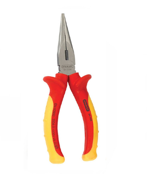 Alicate Punta Larga 8-1/4″ MaxSteel 84-007 Stanley de Electricista 1000V