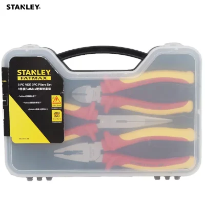 Juego de Alicates MaxSteel Stanley 84-011 de Electricista 1000V