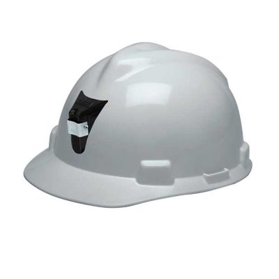 Casco jockey Blanco con Suspension Ratchet MSA