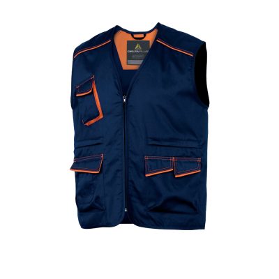 Chaleco M6GIL Azul Marino Naranja Delta Plus