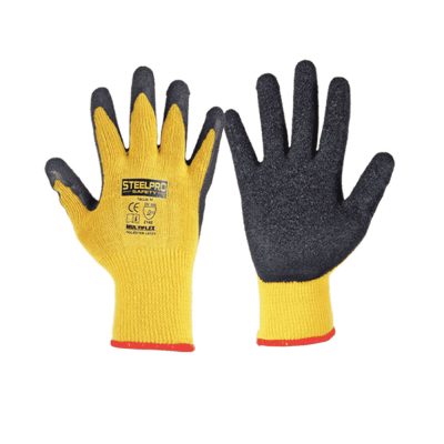 Guante Multiflex Látex Amarillo Steelpro