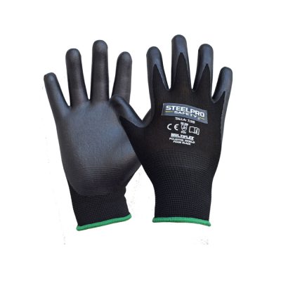 Guante Multiflex Nitrilo Foam Black Steelpro