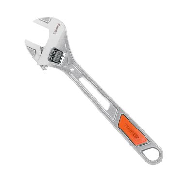 Llave Francesa 10″ Truper 15511 cromado, mango de PVC
