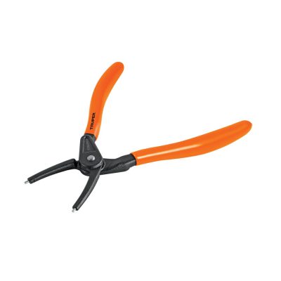 Pinza Punta Recta 7″ para Cerrar Anillos, Mango de PVC Truper 17361