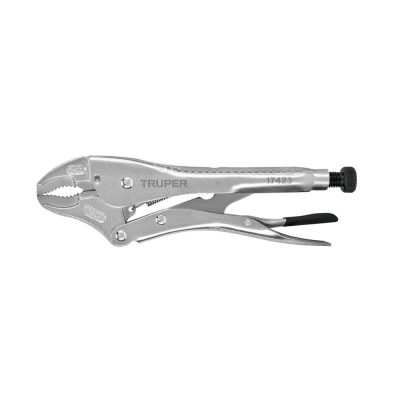 Pinza de presión 10″ mordaza curva, Truper 17423
