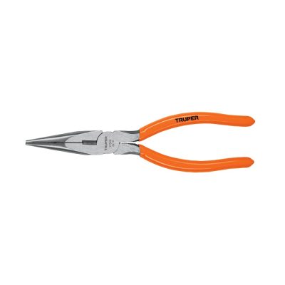 Pinza de punta y corte 8″ mango de PVC, Truper 17310