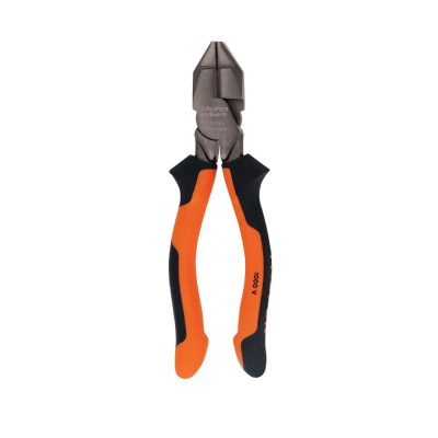 Pinza electricista 7″ uso rudo, alta palanca, Comfort Grip 17338