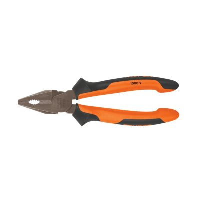 Pinza para electricista 8″ alta palanca,Comfort Grip, Truper Expert 17330