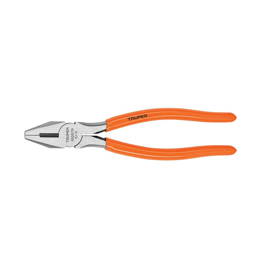 Pinza para electricista 9″ mango de PVC, Truper 100579