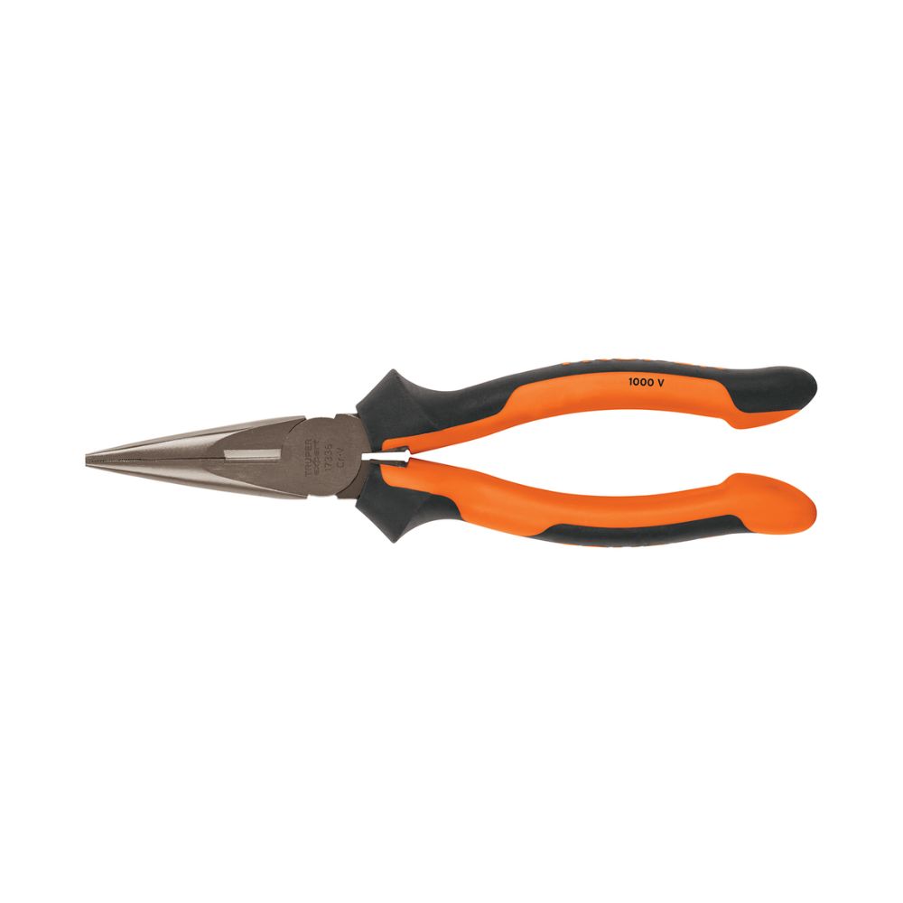 Pinza punta y corte 8″ mango Comfort Grip, Truper Expert 17336
