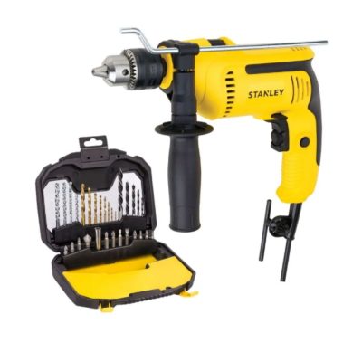 Taladro Percutor Stanley SDH700K-K4 1/2" 700W + Maleta + Set Brocas