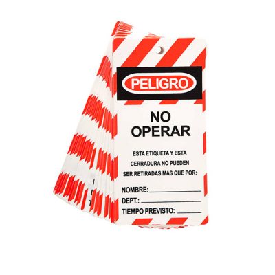 Tarjeta No Operar Lockout Steelpro